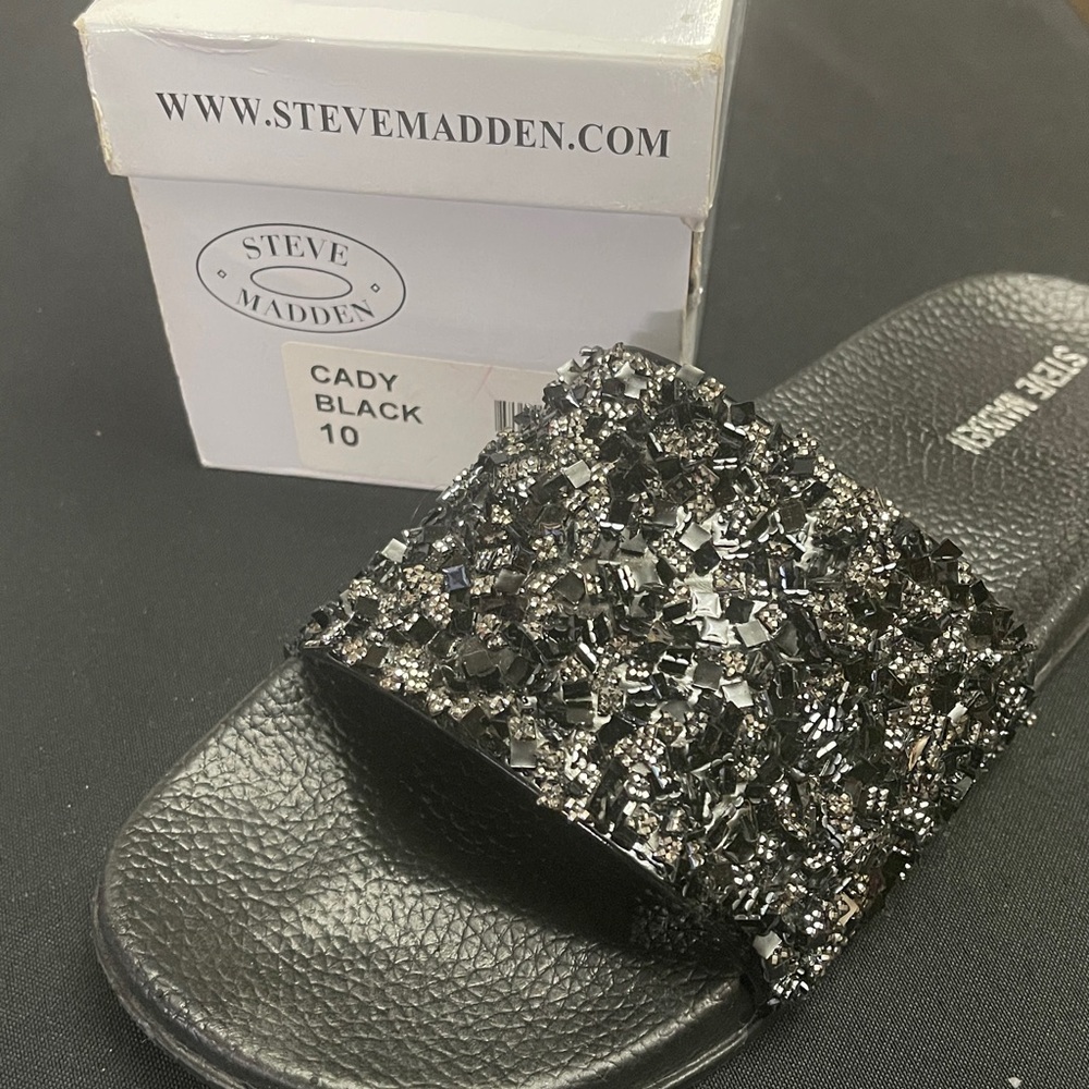 Steve Madden Sparkly Sandal Slides - US Size 10